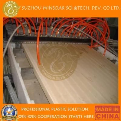 Top Quality Plastic PVC/PE/PP+ Wood (WPC) Composite Decking Floor Fence Board Profile Twin ...