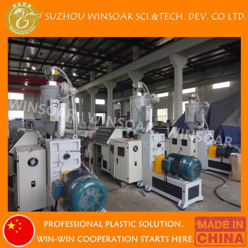 Plastic PVC Electric Conduit Pipe Making Machine / HDPE Pipe Extrusion Machine/Line