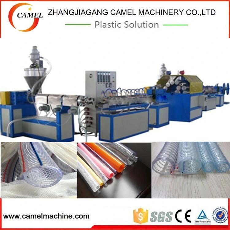 PVC PP PE EVA Softly Spiral Flexible Hose Tube Duct Making Machine Production Line