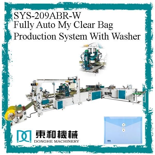 Fully Auto My Clear Bag Production System with Washer