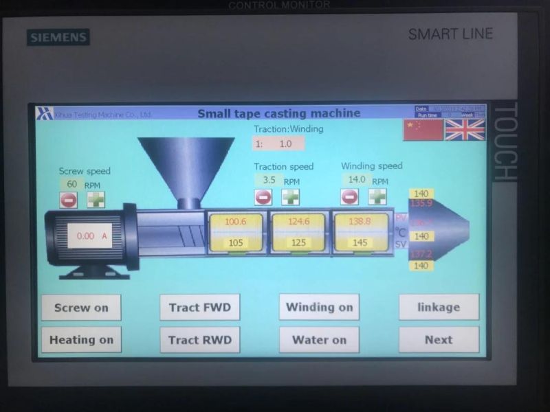 Twin Screw Extruder Plastic Cast Film Casting Sheet Extrusion Making Machine