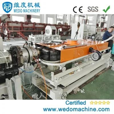PE PP PVC Single Double Wall Corrugated Plastic Pipe Extrusion Line Extruder Production ...