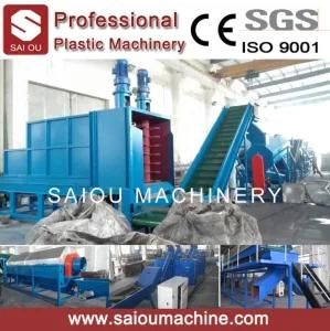 Pet Horizontal Bale Opener of Crushing Washing Drying Line