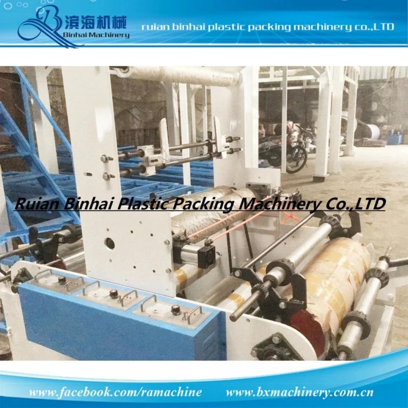 Garbage Bag Extrusion Film Blowing Machine with Folder After Folding Get Mini Size Bags