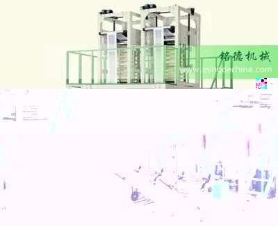 Sj-Md Single Screw Double Die Film Blowing Machine