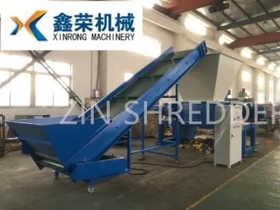 Xrys1200 Double Shaft Shredder for PE/PP Agricultural Film Recycling Machine