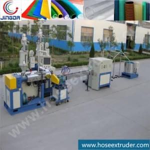 with Caterpuller and Winder Spiral Reinforced PVC Suction Hose Extruder Machine Equipment