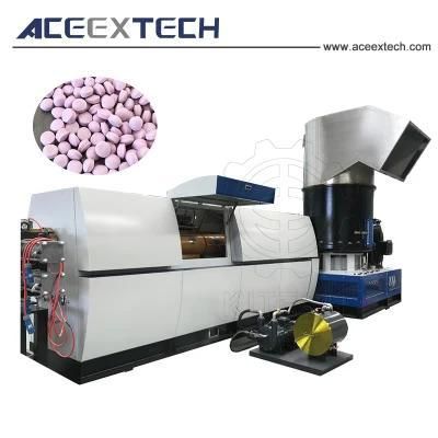 Waste PP PE Pelletizer Line for Granulating The HDPE LDPE Flake
