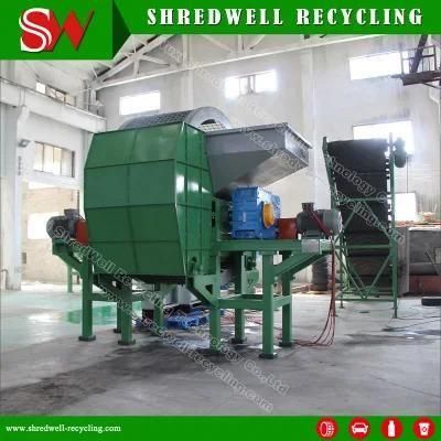 Double Shaft Shredding Equipment for Used Tire/Wood/E-Waste Recycling