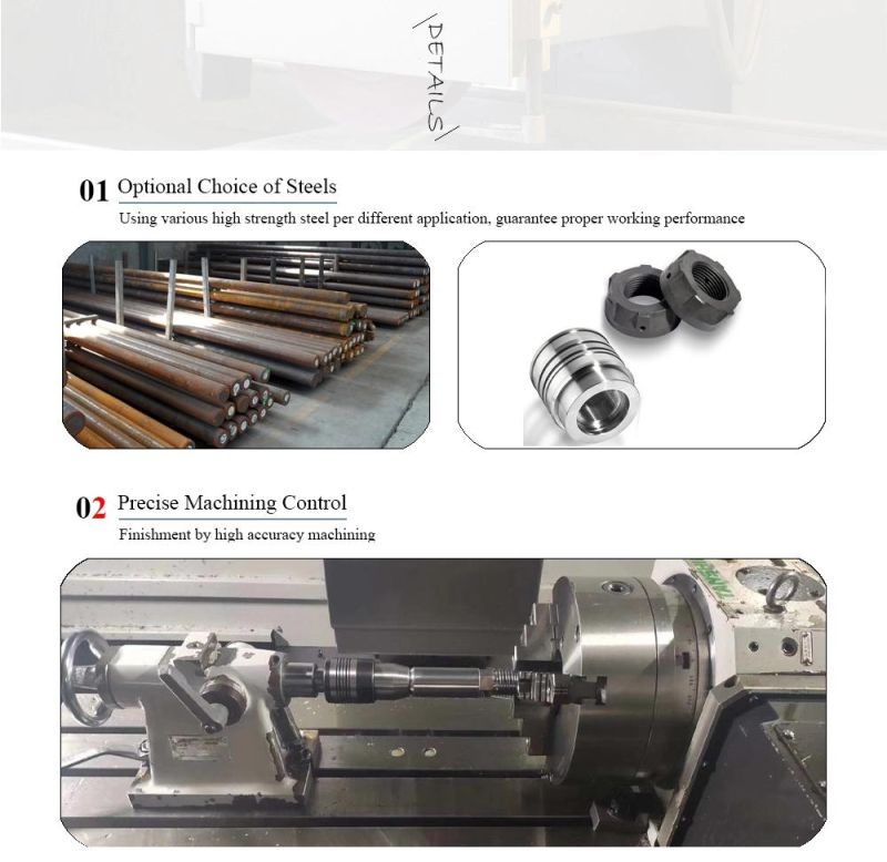 Customized Hub to Boom Tips Parts Machining