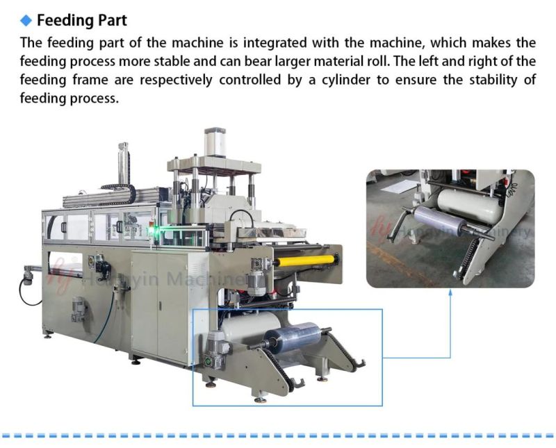 Multi-Function Servo Motor Help Plastic Thermoforming Machine for Pharmacy Trays