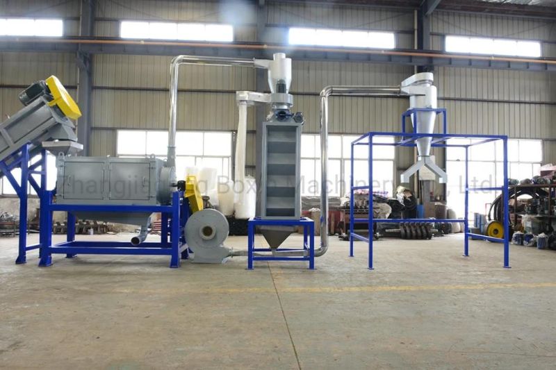 2021 Waste PE/PS/PC/ABS Rigid Bottle Flakes Plastic Recycling Pelletizing Machine Factory