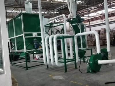 Dirty Stretch Film Plastic Recycling Washing Line