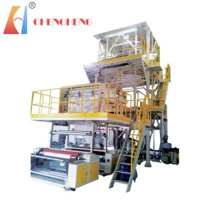 ABA 3 Layers Co-Extrusion Plastic Film Blowing Machine