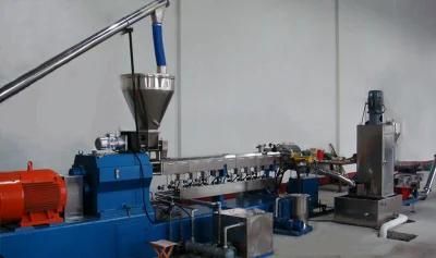 Shjs55 Parallel Twin-Screw Recycled Extruder Plastic Granulator Machine