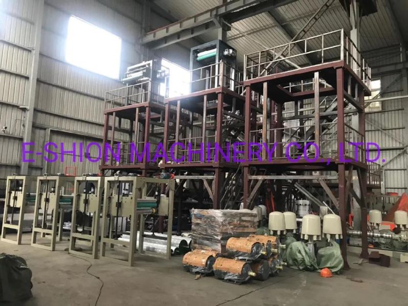 3000mm 3 Layer Film Blowing Machine Plastic Film Extruder with Rotary Die Head