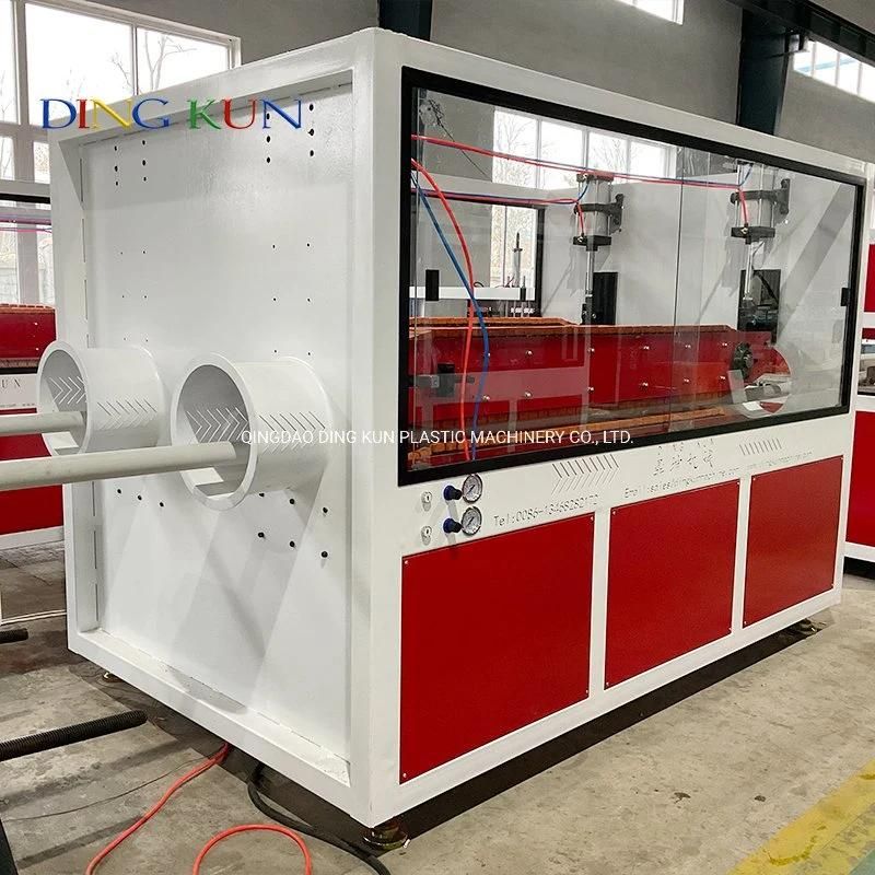 16-630mm PVC CPVC UPVC / HDPE / PE PP PPR Conduit Pipe Production Line Twin and Single Screw Extruder / Extrusion Plastic Making Machine for Water/ Gas Supply