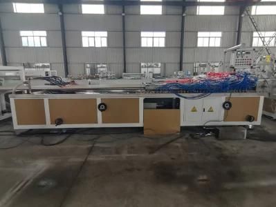 Construction UPVC Colorful Flame Resistant Corrugated Sheet Plastic Extrusion Machine