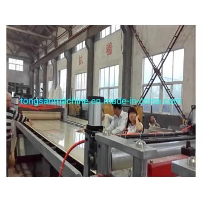 PVC WPC Foaming Board Co-Extrusion Making Machine with Online Laminating Device