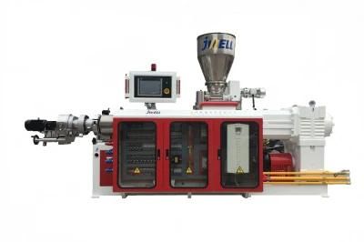 Sjz Series Counter Rotation Conical Twin-Screw PVC Plastic Extrusion Auxiliary Pellet ...