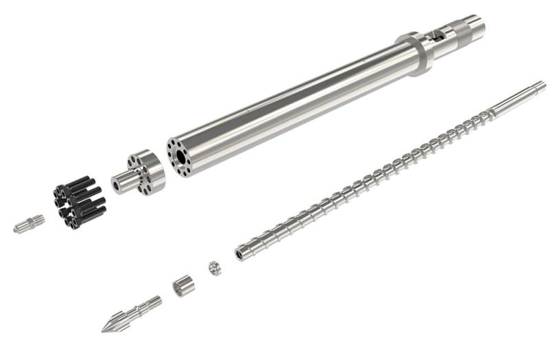 Htf120X Screw Barrel with Torpedo Head Nozzle for Haitian Injection Molding Machine
