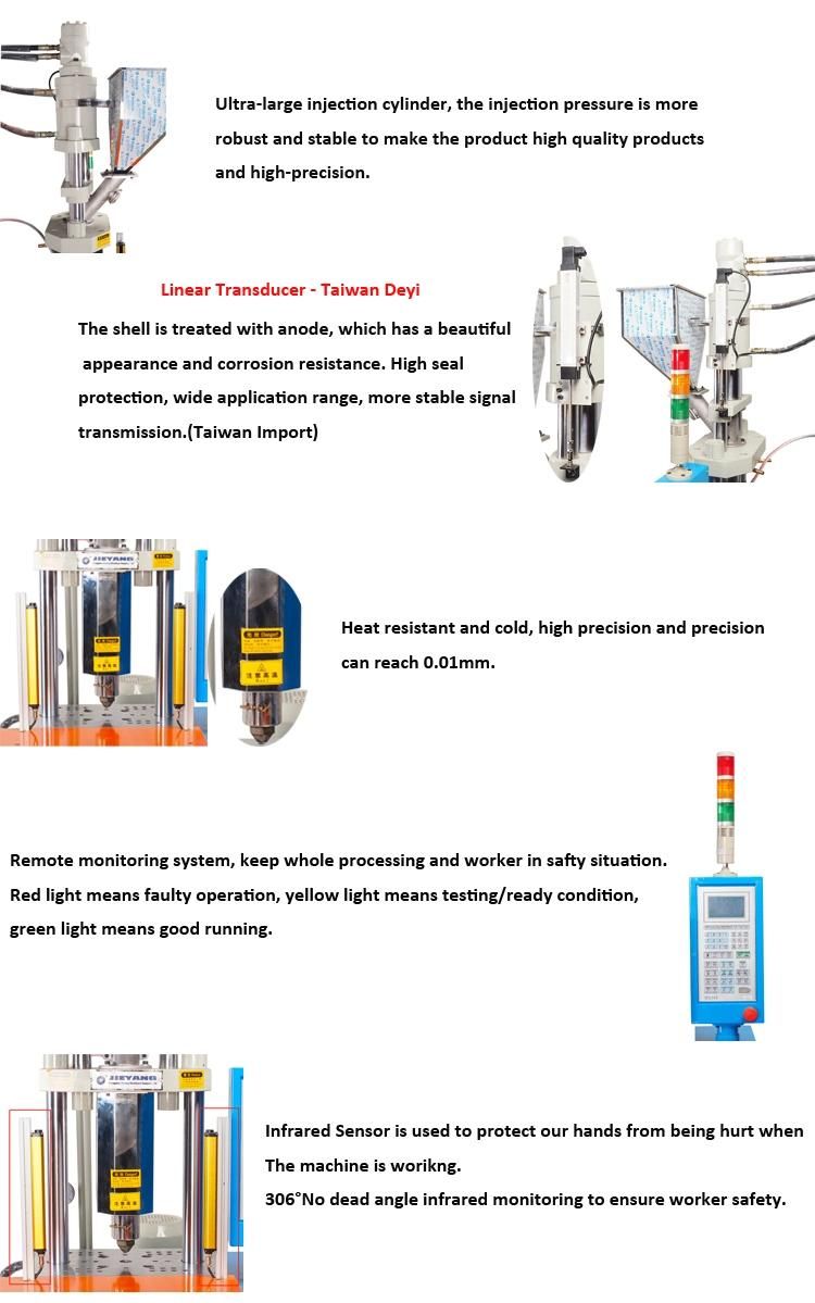 15 Ton Vertical Small Hydraulic Plastic Injection Moulding Machine for USB