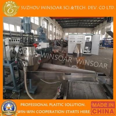 Waste Plastic LDPE PE HDPE Film Scraps Flakes Granulator Extruder Machine Line
