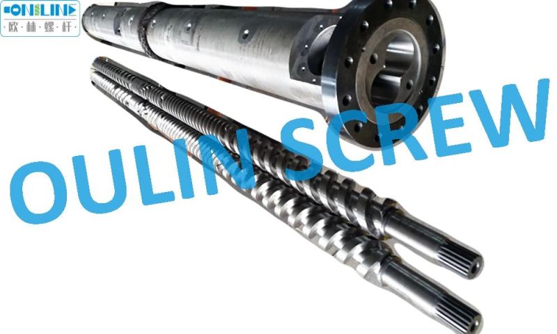 110/28 Twin Parallel Screw Barrel for PVC Extrusion