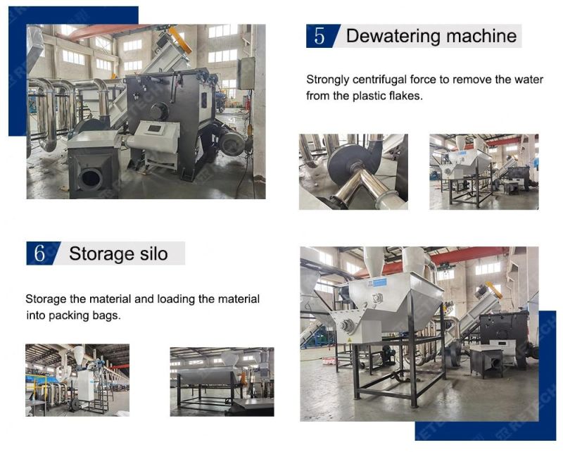 CE Standard Factory Supplier Plastic Recycle Bag PP PE Film Crushing Washing Drying Machine