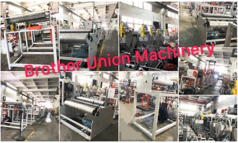 ABA Ab ABC 50X55X1300mm High Speed Three Layers Co-Extrusion Plastic Extrusion Agricultural Film Blowing Machine