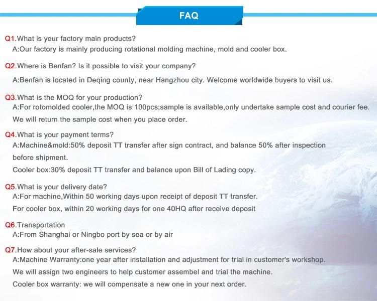 Hot Selling Plastic Rotomould Machine for Cooler Box