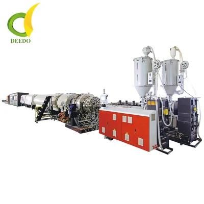 PE PP Plastic Water and Gas Pipe Extruder Equipment