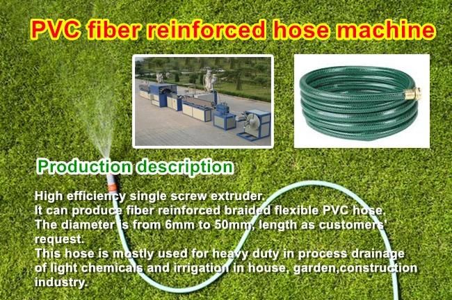 Flexible Plastic PVC Garden Hose Tubing Extrusion Making Machine Manufacturer
