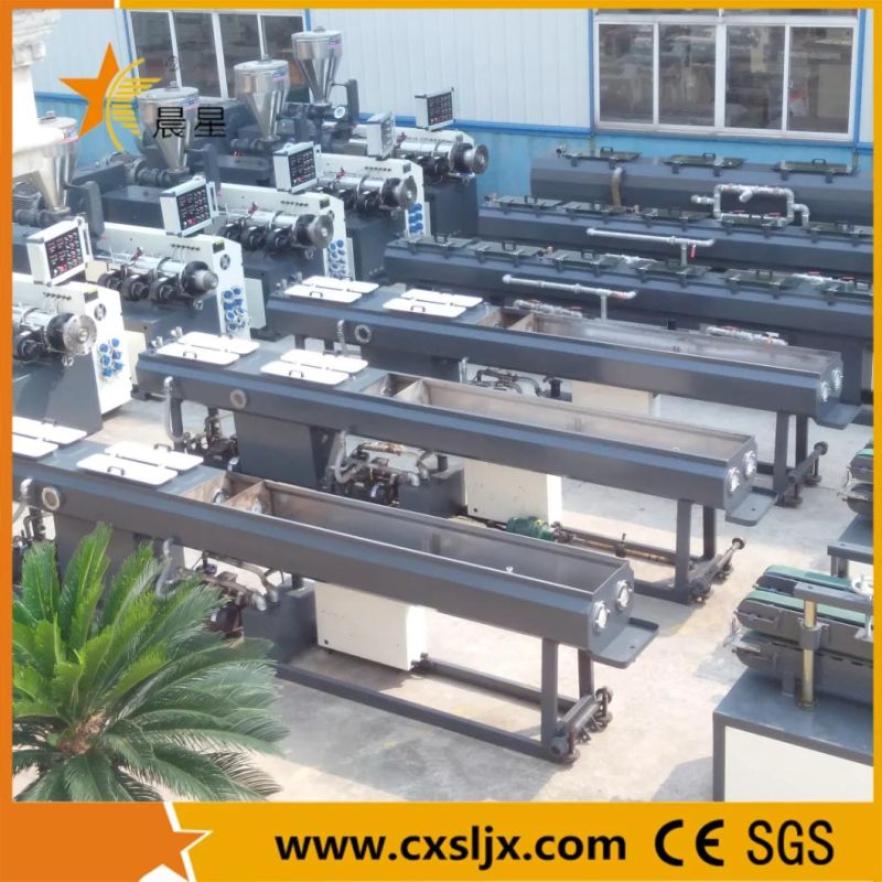 Pipe Application and New Type PVC Electric Tube Extrusion Two Cavity Pipe Line