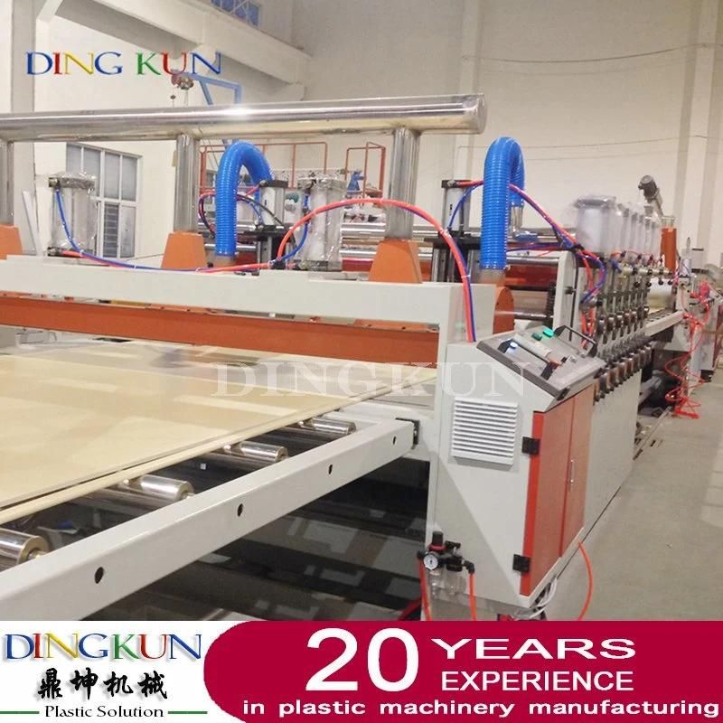 PVC WPC Door Panel Extrusion Line / Plastic Extrusion / WPC Foam Board Plastic Extruder