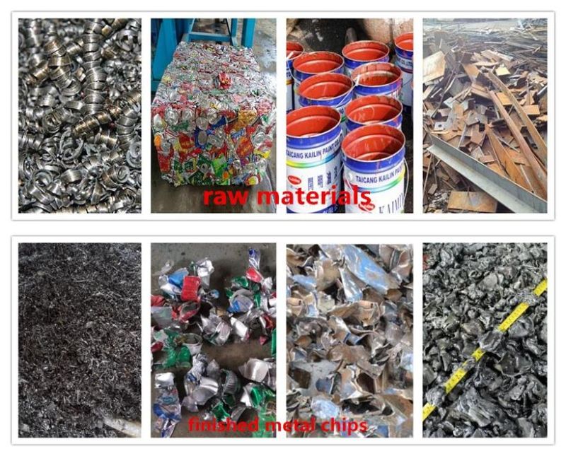 Wood/Tire/Plastic/Metal/Glass/Chemicals Shredder Various Materials Shredder