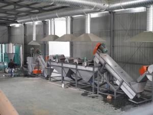 HDPE PP Bottle, Plastic Profile Crushing Washing and Drying Line