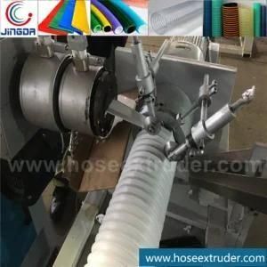 Steel Wire Reinforced PP Extension Stretching Wc Toilet Pipe Tube Extrusion Machine Line