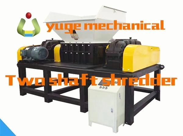 Double/Two Shaft Shredder for Recycling Metal Scraps/Used Tires/Soild Waste/Plastic/Wood