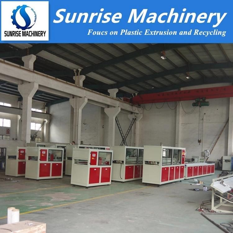 Plastic WPC PVC Profile Wall Panel Hollow Board PVC Corner Bead Gutter Cable Trunking Ceiling Window Sill Door Profile Extrusion Production Line