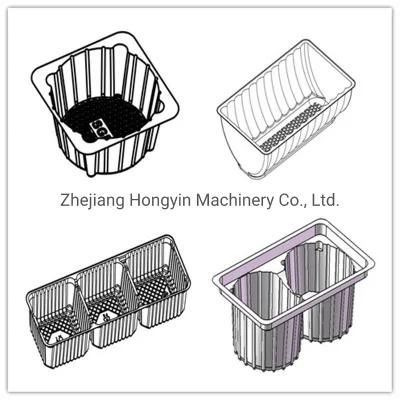 High Speed Plastic Cake Display Container Thermoforming Machine