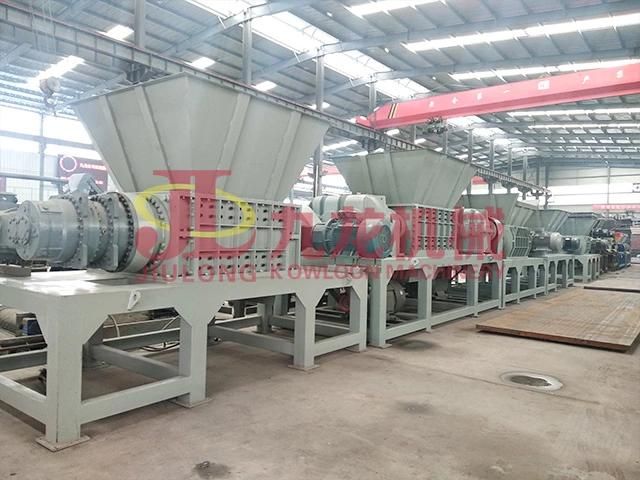 Double Shaft Shredder Msw Shredder Waste Treatment Cutter