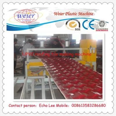 Asa Coated Synthetic Resin Roof Tile Extrusion Machine