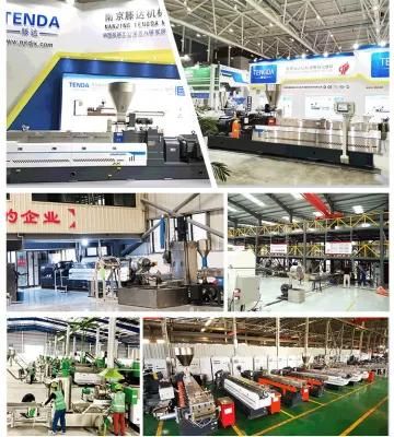 Plastic Filler Masterbatch Machine PP Polymer Twin Screw Extruder Price and Pelletizer