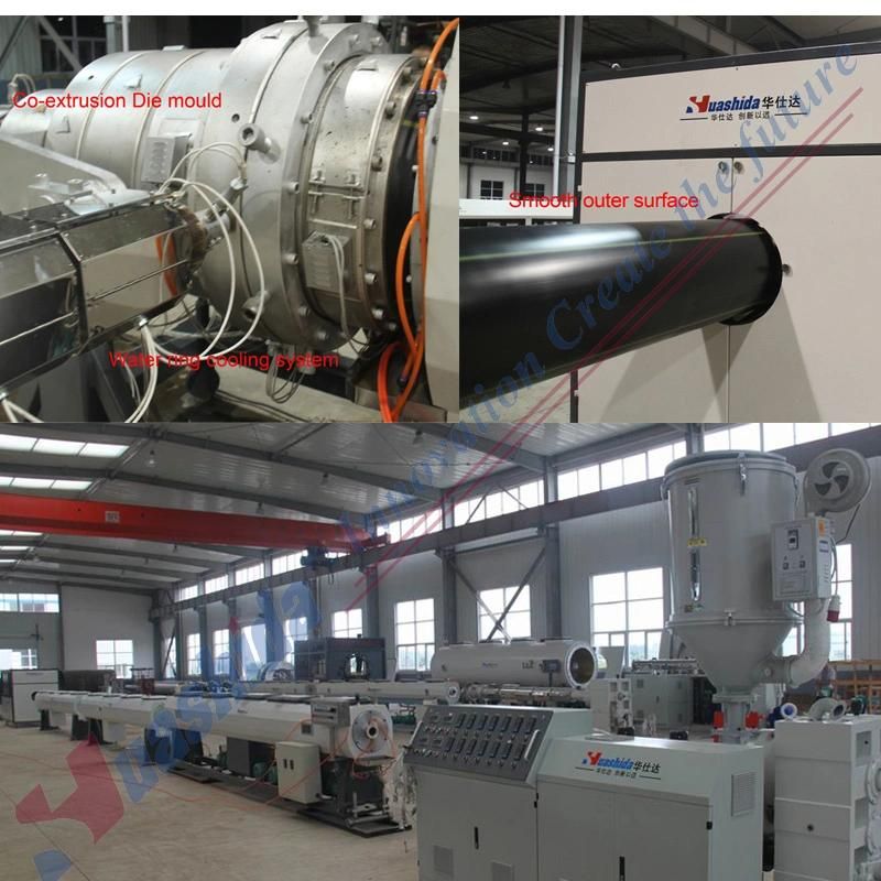 HDPE Pipe Production Line Water Pipe Gas Pipe Making Machine