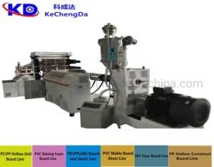 PE/HDPE/PP/PVC/ABS/PMMA Thick Board/Sheet/Plate Extruding Machine, Plastic Sheet Plastic ...