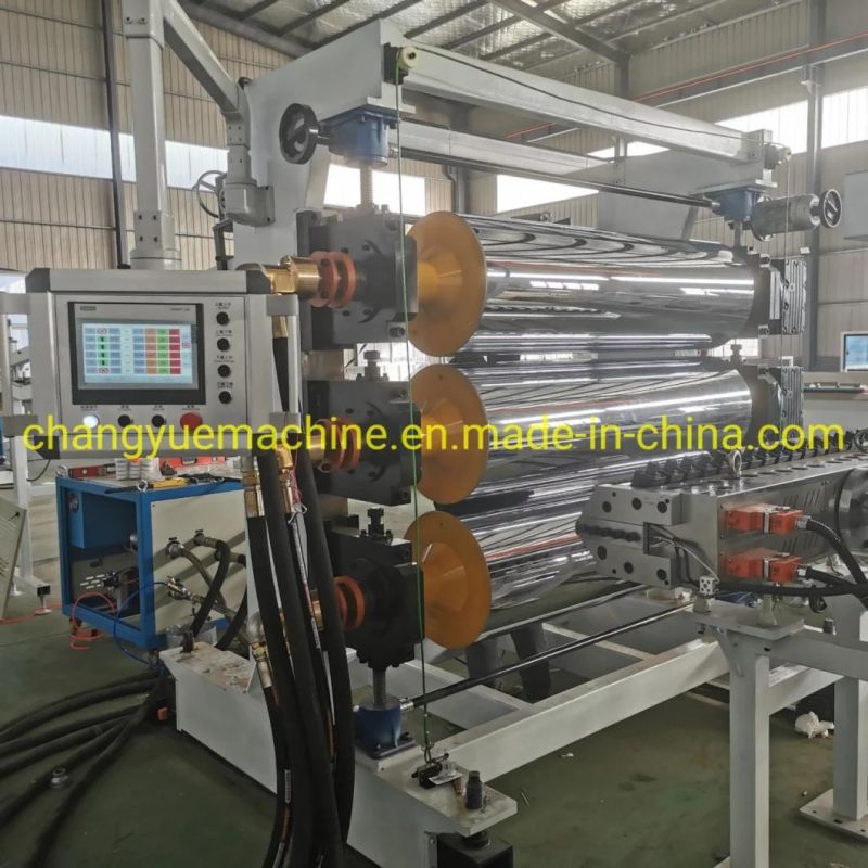 HIPS/ ABS / PP PS Sheet Production Line Plastic Sheet Extrusion Machine