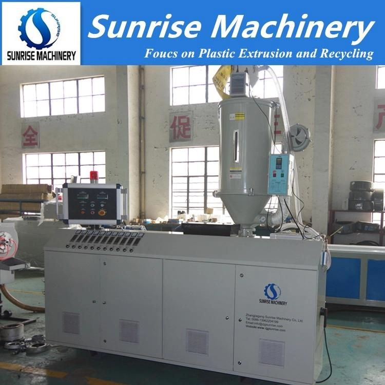 Conical Twin Screw Double Screw PVC Pipe Extruder