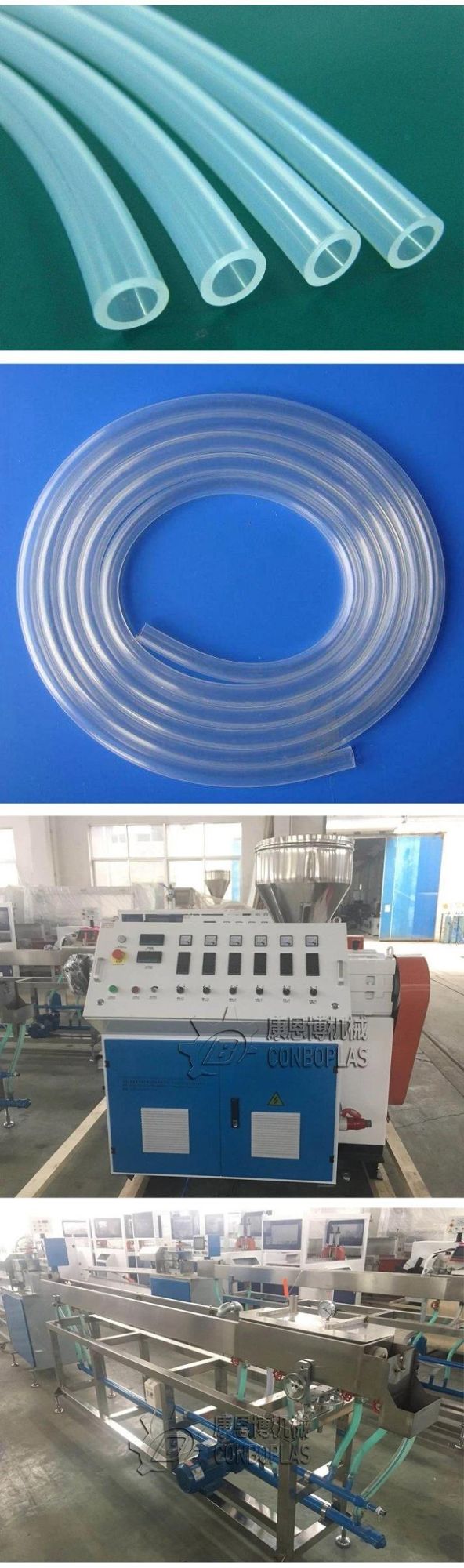 Transparent Plastic PVC PE TPE Soft Medical Tube Hose Extrusion Production Line