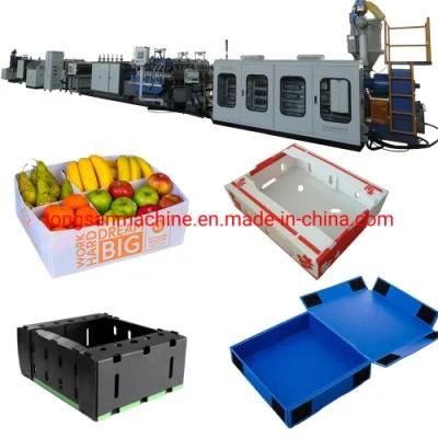 PP Corrugated Hollow Sheet Machine for Making Building Protection Sheet/Floor/Wall ...